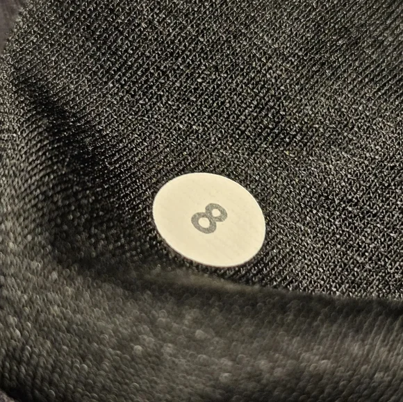 Lululemon In Flux Reversible    Black zip Hoodie Size 8 - Picture 13 of 14
